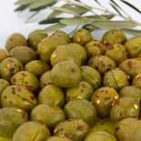 Olive Verdi Condite Nocellara del Belìce - Busta Sottovuoto - 250g (Busta sottovuoto)